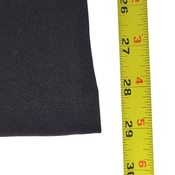 Melissa Paige Ponte Pants Size PM Double Lace Up Detail Pull On Black 29X29 - Picture 9 of 12